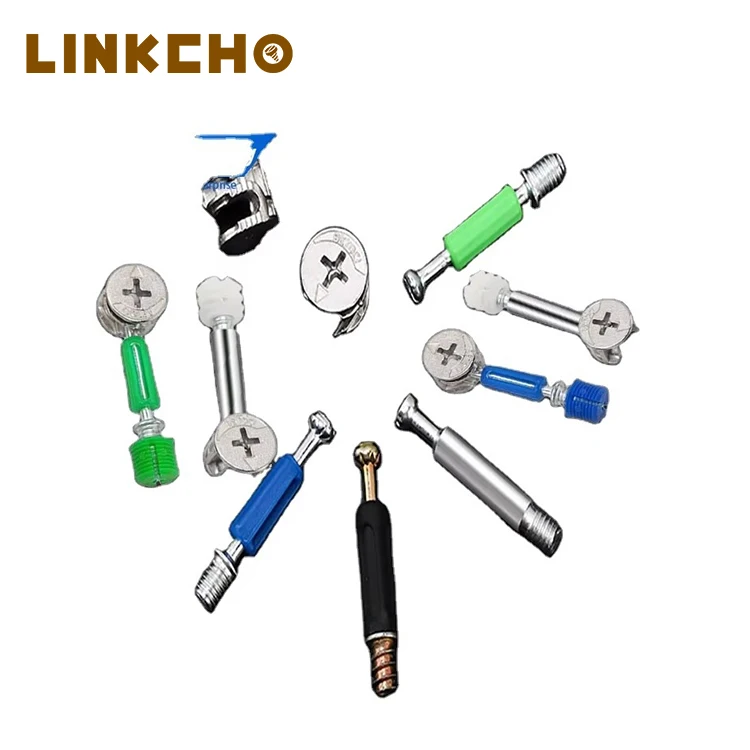 GH B03 High Repurchase Rate Plastic Corner Furniture Connector Wood cookies for Joint lock dowel cam screw bolts For Woodwork