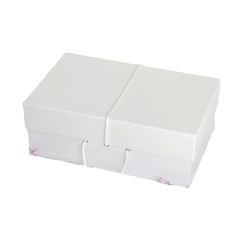 Sweet lovely wedding dress packaging custom size printing wedding gown box