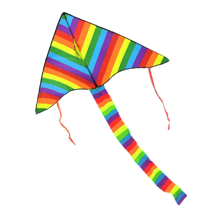 
Top quality Outdoor playing toy cheap kite modern colorful long tail delta kite for sale 