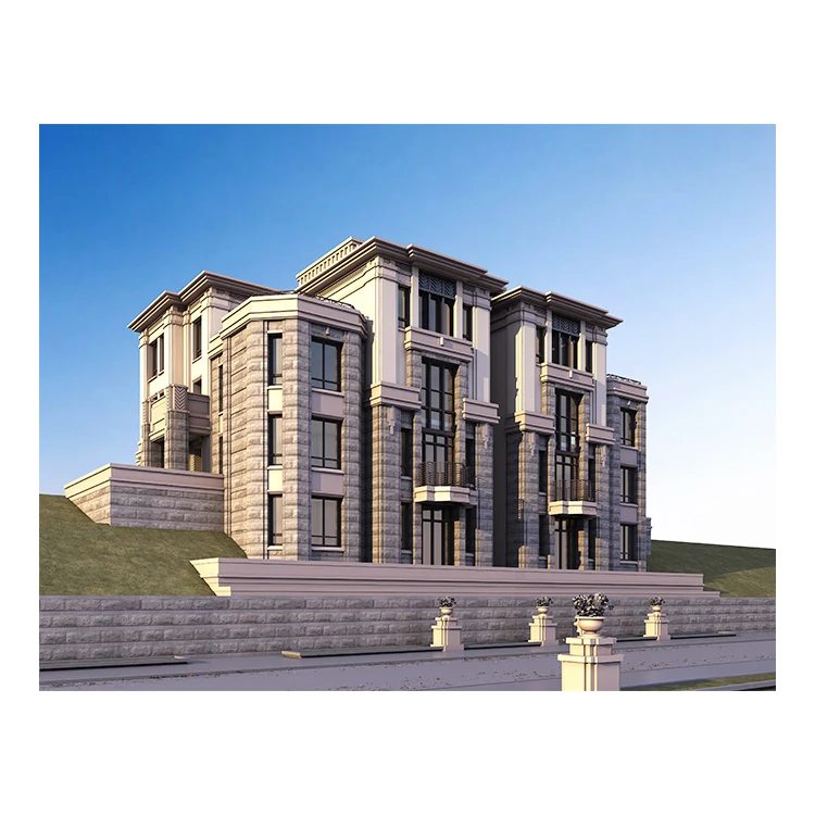 custom 3D Rendering villa Of Apartment Building And Real Estate Architectural Visualisation