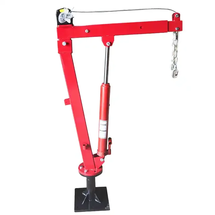 Hydraulic Lifting Electric Manual Winch Crane Pickup Truck Mounted Crane