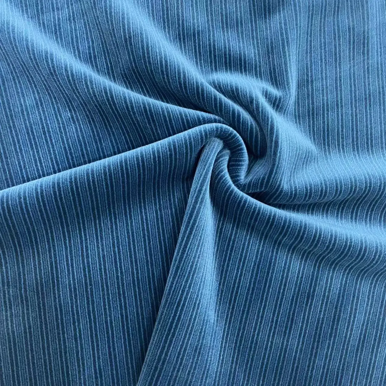 Manufacturer AB Yarn Pin Strip Fabric Velvet Super Soft Spandex Fabric For Dress Jersey