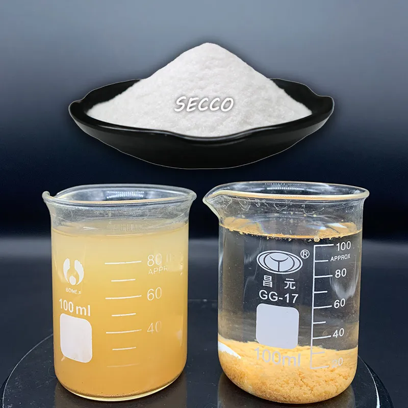 Secco wholesale price white powder flocculant chemicals anionic polyacrylamide APAM for sand washing plant wastewater treatment