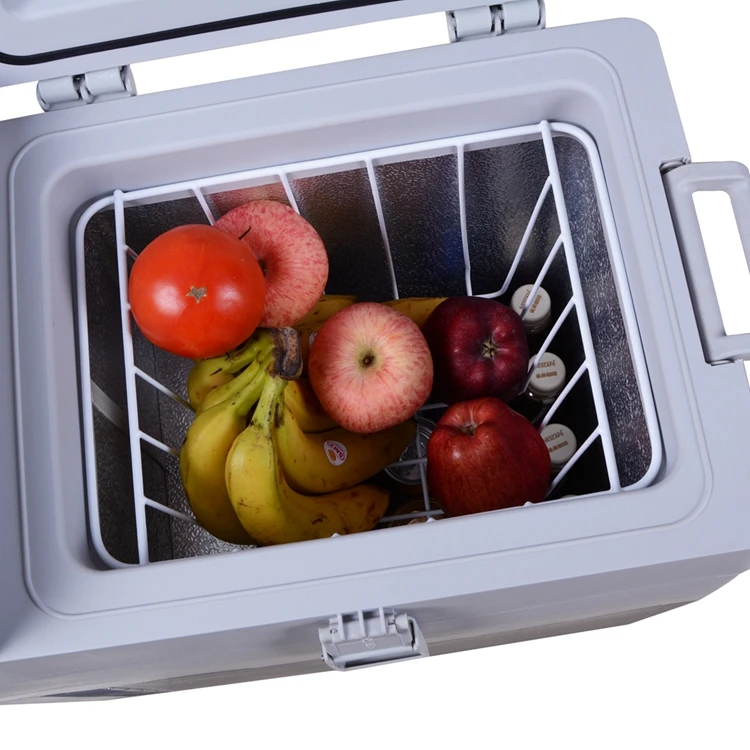 30L12v 24v  conglateur portable car refrigerator  32 Quart (30L) RV Refrigerator with Basket  for Car RV Truck Outdoor Freezer