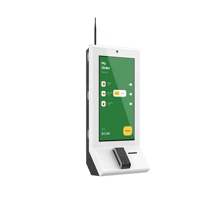 27-дюймовый android супермаркет самооплатная касса самообслуживания