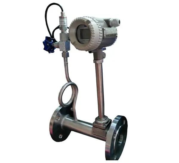 Vortex Air Flowmeter For Compressed Air With Temperature And Pressure Sensor 4-20 ma modbus