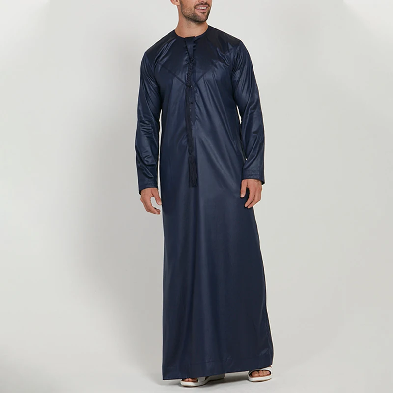 Hot selling men muslim clothing arabic thobe abaya moroccan thobe men muslim muslim dress middle eastern men thobe