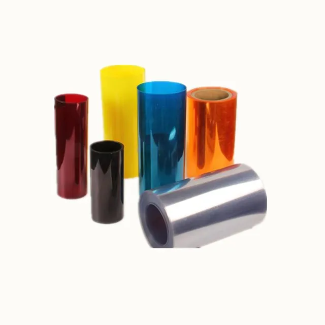 Clear and All Color Brown Orange 0.3/0.33mm PVC/ PE Laminated Film for Oral Liquid Pharmaceutical Packing
