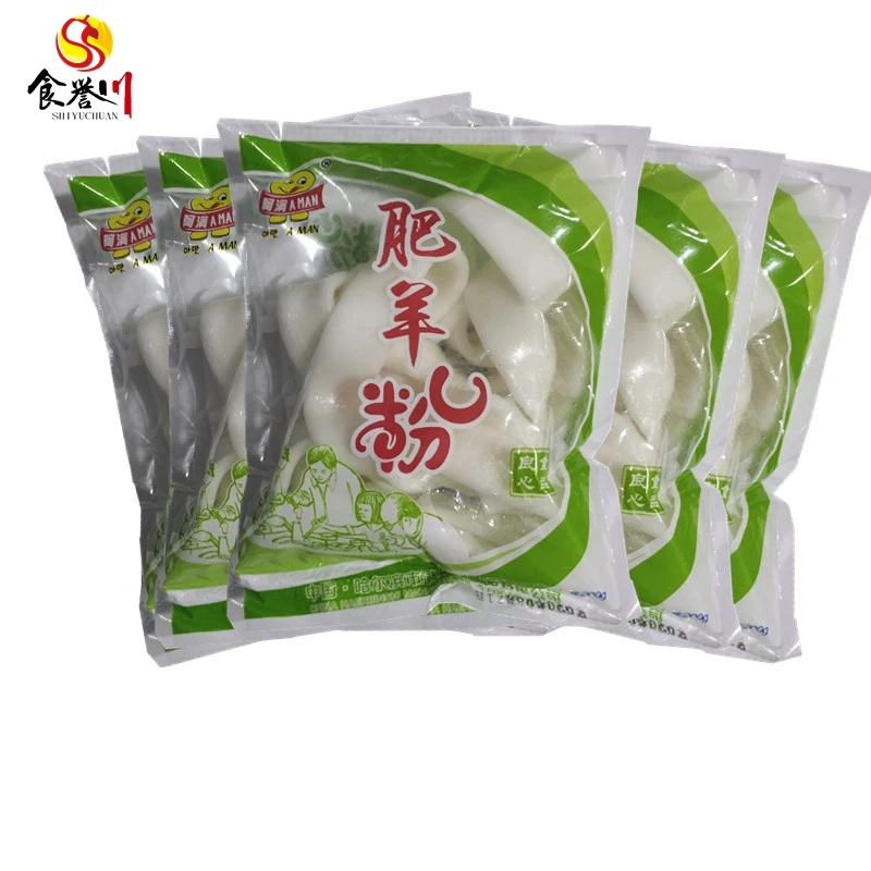 meokbang dongbei feiyangfen potato noodle Chinese instant rice cake glutinous korea japan popular