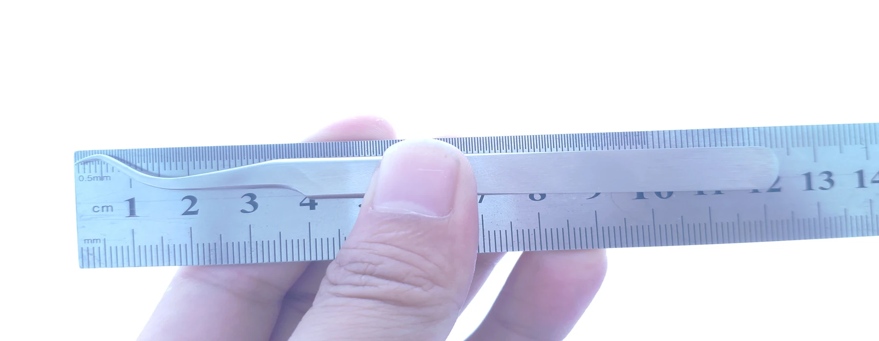  New curved tip stainless steel tweezers eyelash extension flowering