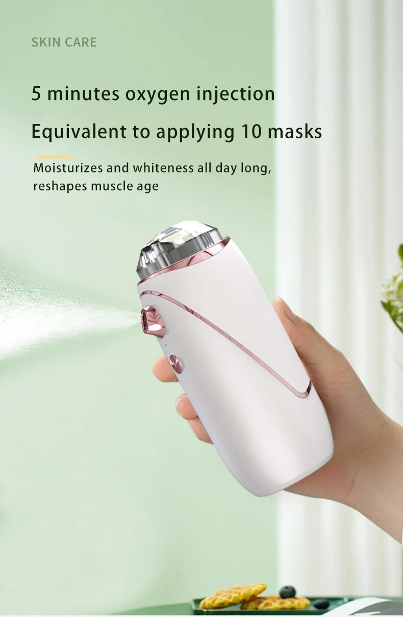 Portable Multi Functional High Frequency Facial Oxygen injection Hydrogen Facial Device Oxygeneo Facial Machine