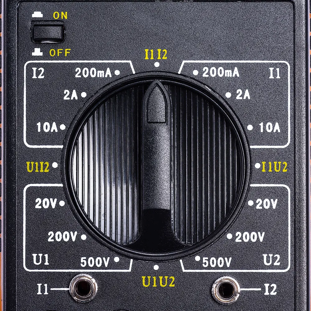 SMG2000E Handheld Digital Double Clamp Phase Volt Ampere Tester
