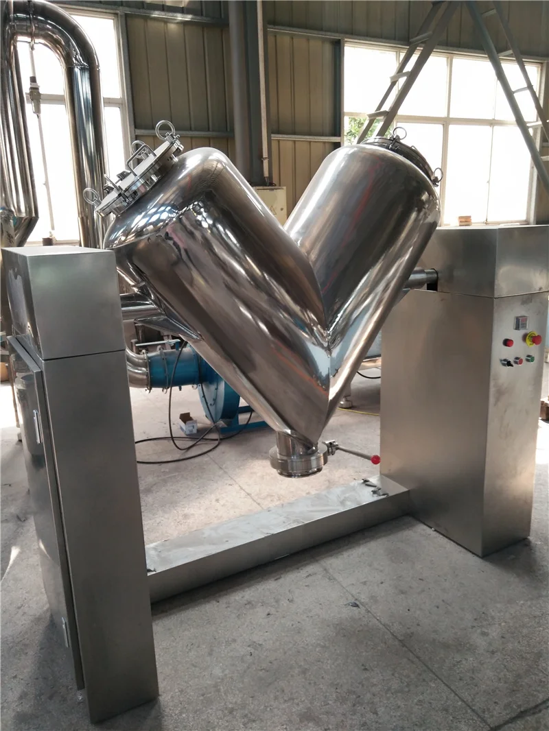 V-100 V Shape Powder Cone Mixer Machine V Shaped Mixer