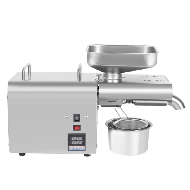 Stainless steel oil press household oil press commercial oil press temperature control wholesale export dedicated price