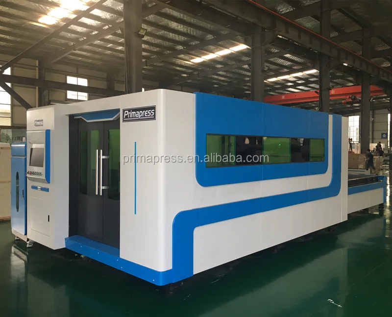 500W 1000W 1500W 2000W 4000W 6000W closed cnc fiber laser cutting machine with exchange table and cover