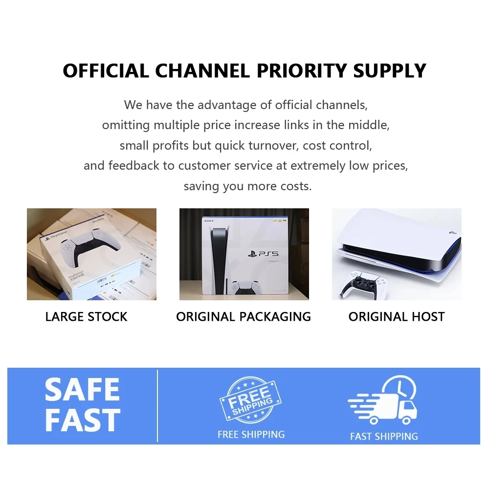 Sony Game PlayStation 5 PS5 Console Video Game Console Edition PS 5 PC Games Ultra High Speed PlayStation5