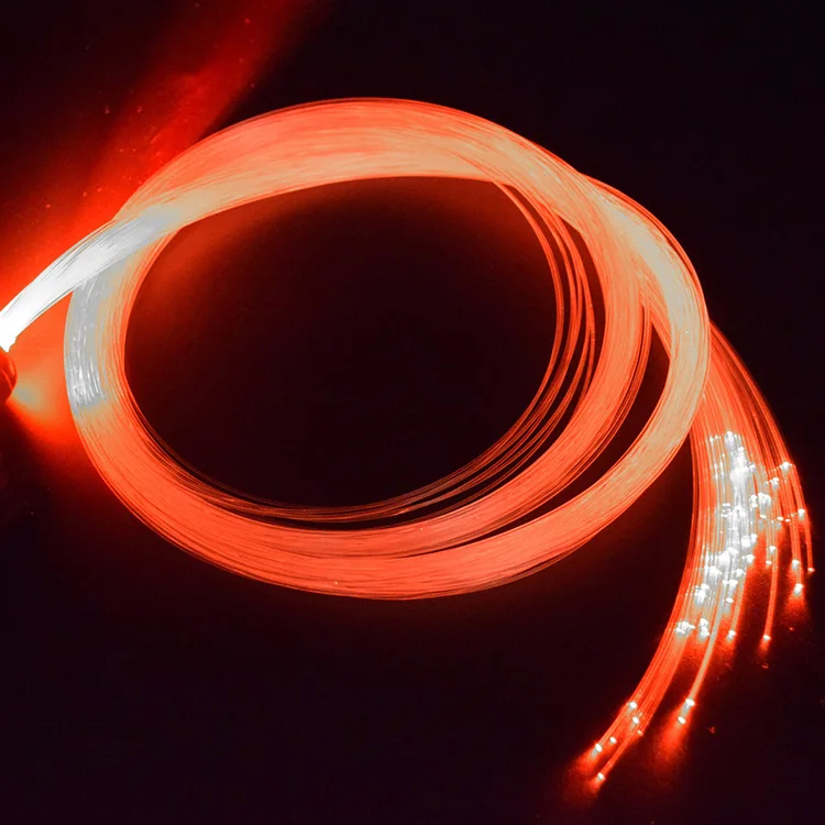 250m/Roll 2.5mm Diameter End Glow PMMA Plastic Lighting Fiber Optic Cable for All Kind Star Sky Ceiling kit LED Light Engine