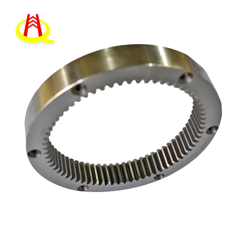 Large Diameter Steel Ring Gear Rotary Kiln Spur Ring Gear CNC Rotating Gear Ring