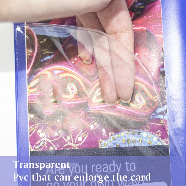 Custom Logo Travel Wallet Multi-function Waterproof Plastic Vinyl PVC Passport Document Holder Passport Travel Ticket Holder