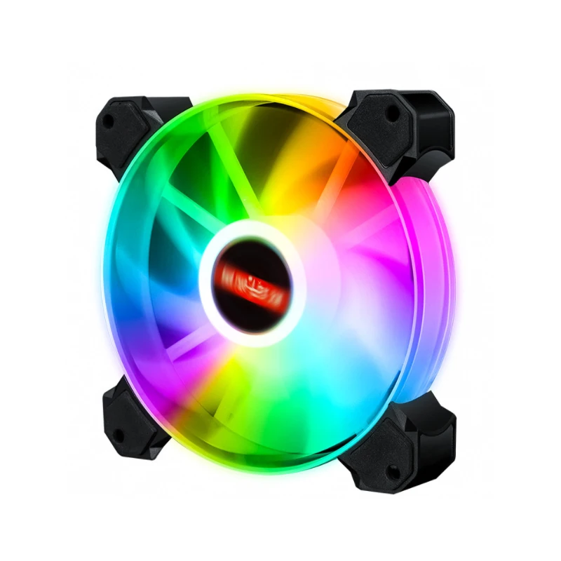 Сервер ПК вентилятор Охлаждающий осевой радиатора Dc Cooler светодиодные фары 12v компьютер Rgb