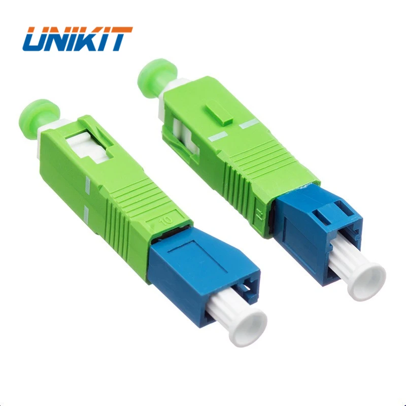 Cost Effective Fiber Optic Adaptor SC Male To LC Female Single-mode Simplex Fiber Optic Hybrid Optical Adapter Converter