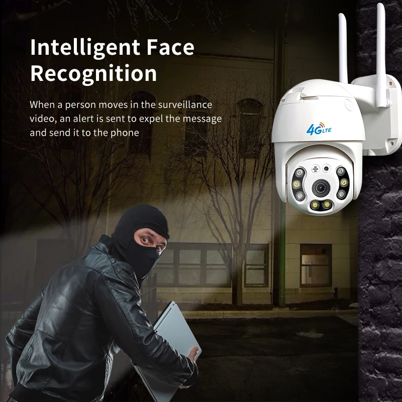 Factory Wholesale Price Custom Smart PTZ Monitoring Night Vision Camera Security Wireless CCTV 1080P Camera