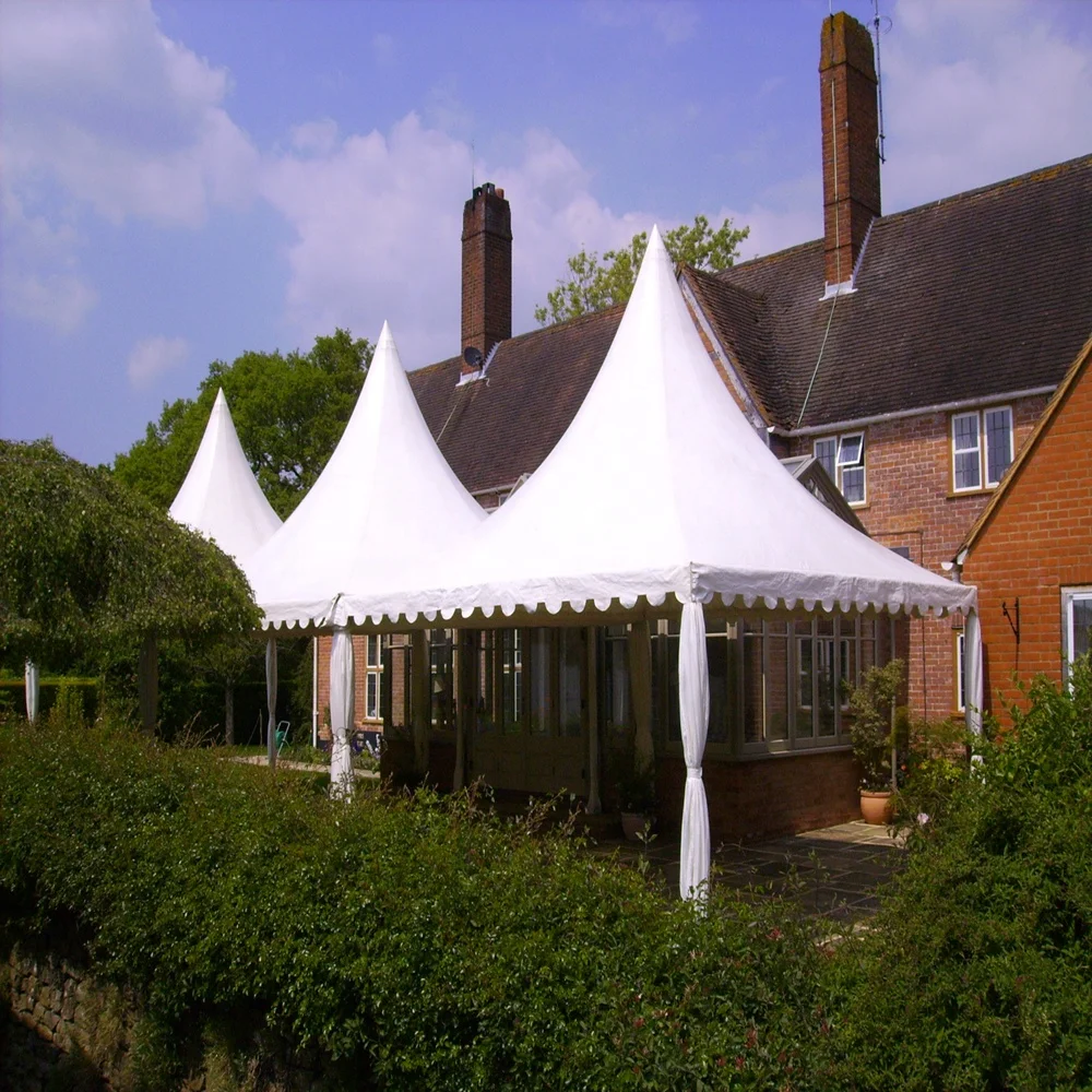 3x3  4x4 5x5 10x10m  Aluminum Canopy Pagoda Tent Outdoor  Pagoda Gazebo White CanopyTent