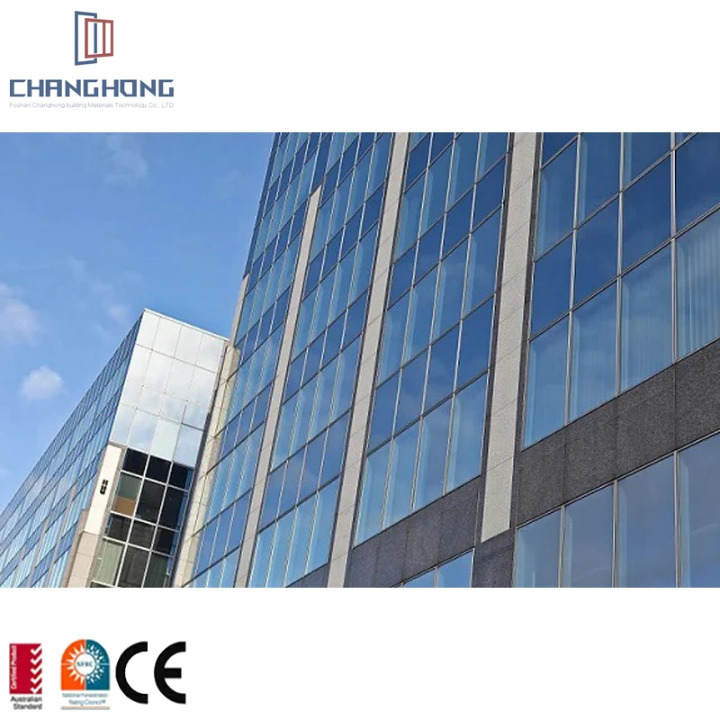 Customizable Aluminium Cladding Price Steel Glass Panel Windows and Doors Curtain Exterior Cladding Wall