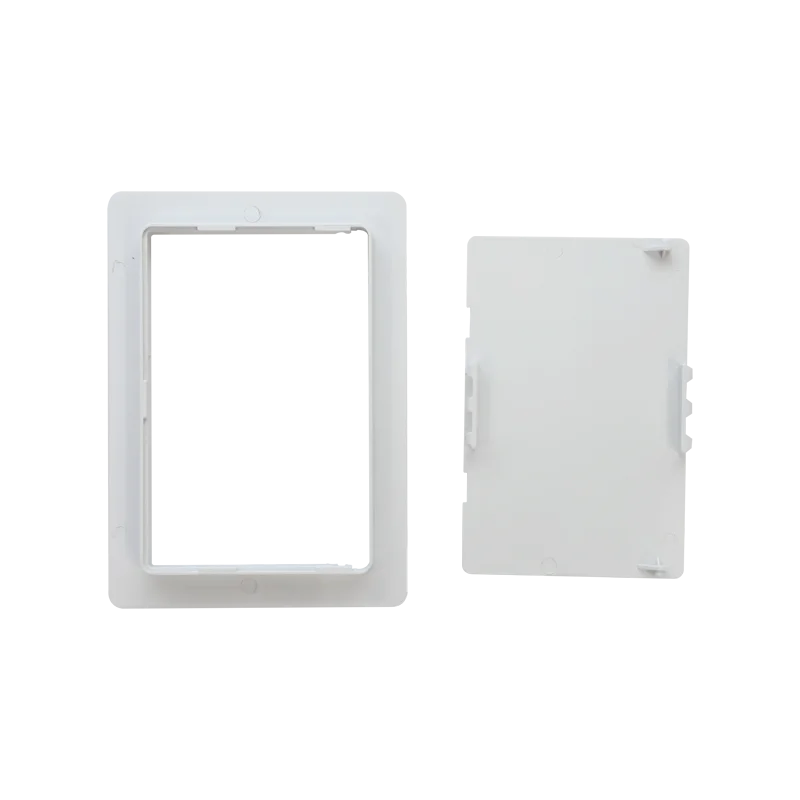Plastic Access Panel for Drywall Ceiling 6 x 9 Inch Reinforced Plumbing Wall Access Doors Removable Hinged White