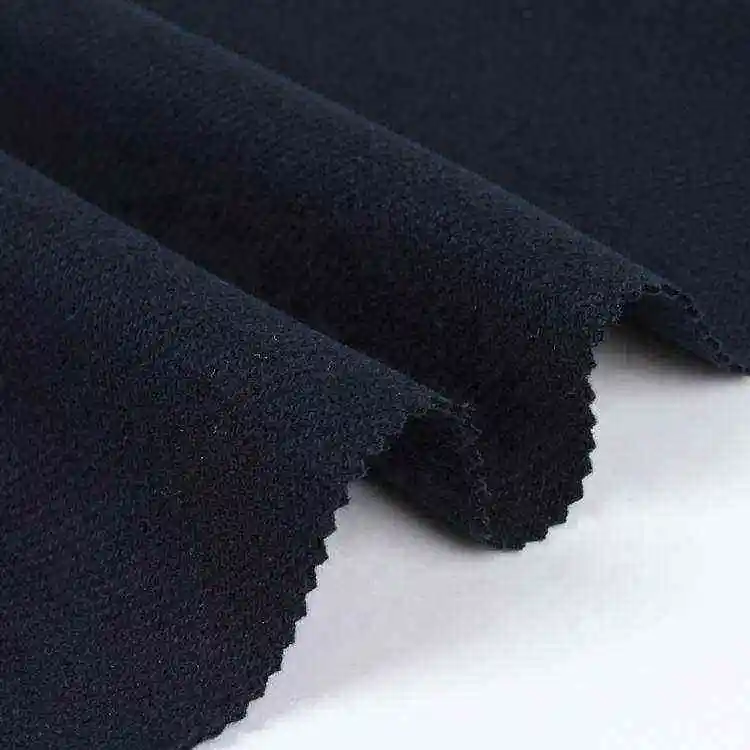 385GSM woven stretch suit fabric polyester and viscose elastine tr twill fabric for garment
