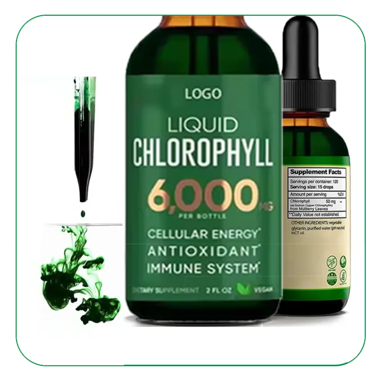 private label alpha arbutin chlorophyll drops bulk supplements slimming detox spirulina chlorophyll liquid