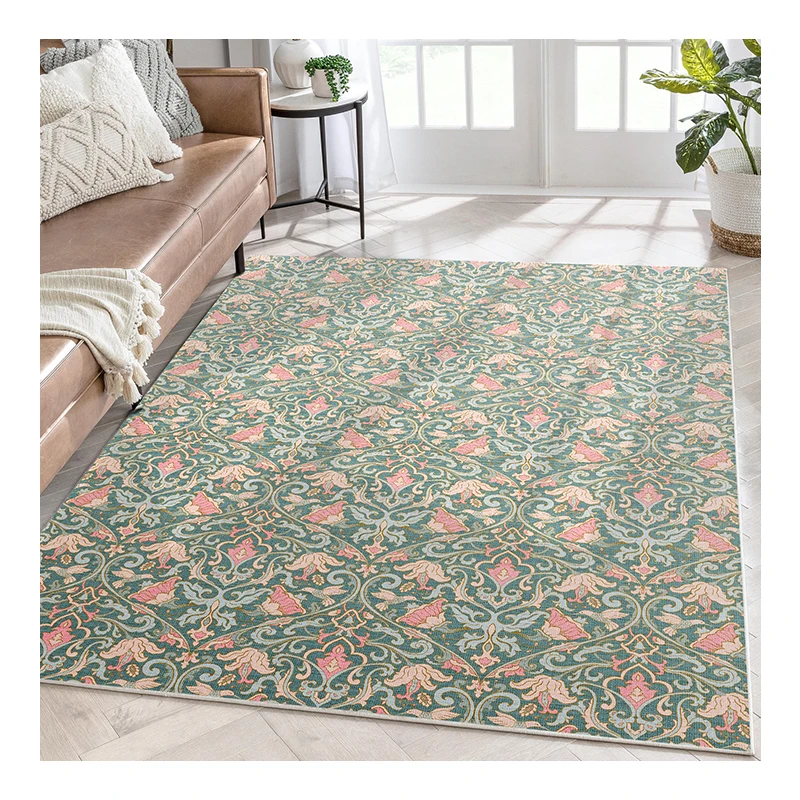 Factory Wholesale 3d Printing Carpet Rug Area Rugs Natural Design Style Non slip backing  Carpets Rugs for Home Living Room