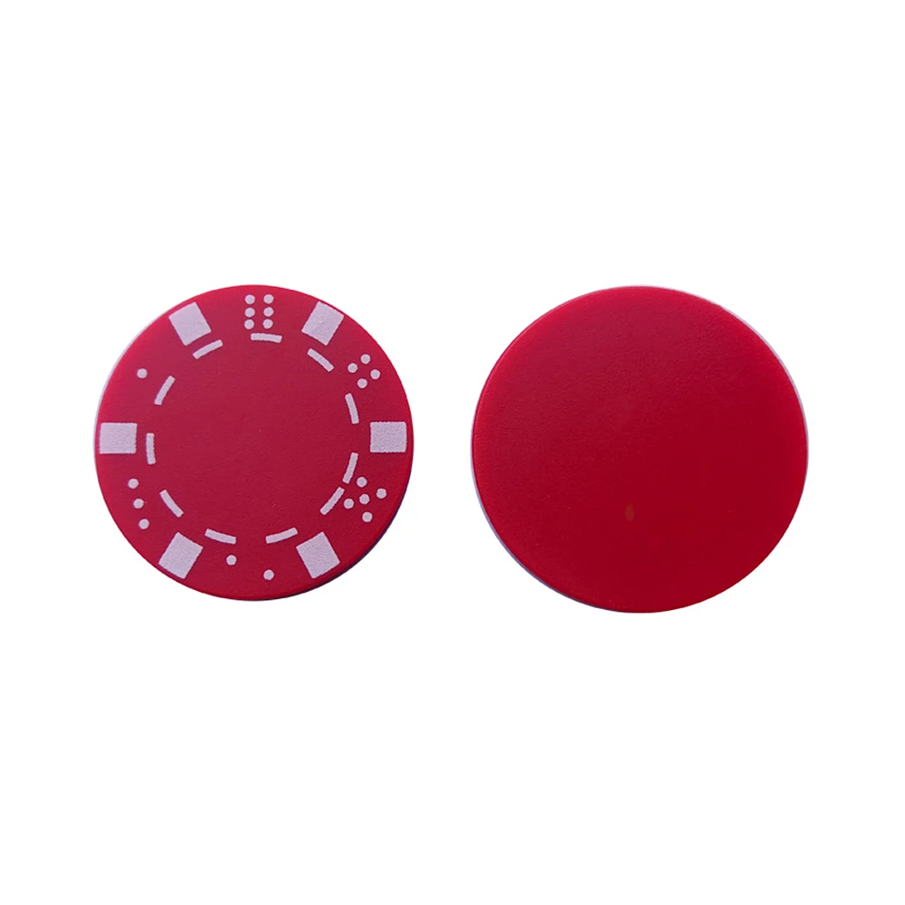 Plastic Clay Small Chips Round Poker Chips Custom 23MM Multiple Color Board Game