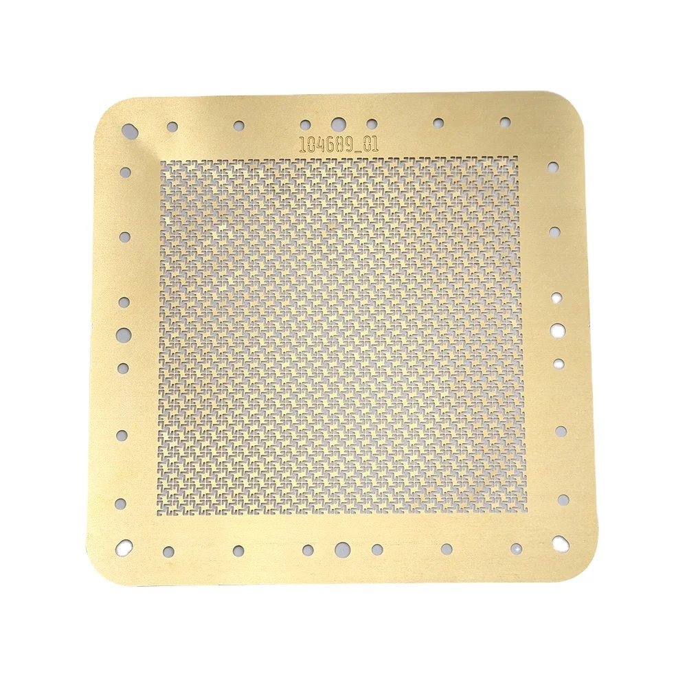 Etched Brass/Copper Mesh Filter Screen with Round Holes