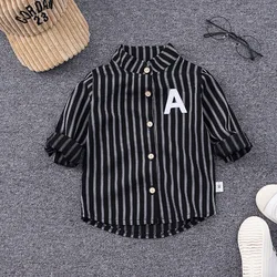 Boy Button Down Shirt Kid Flannel Toddler Western Shirts Long Sleeve Buffalo Plaid Shirt