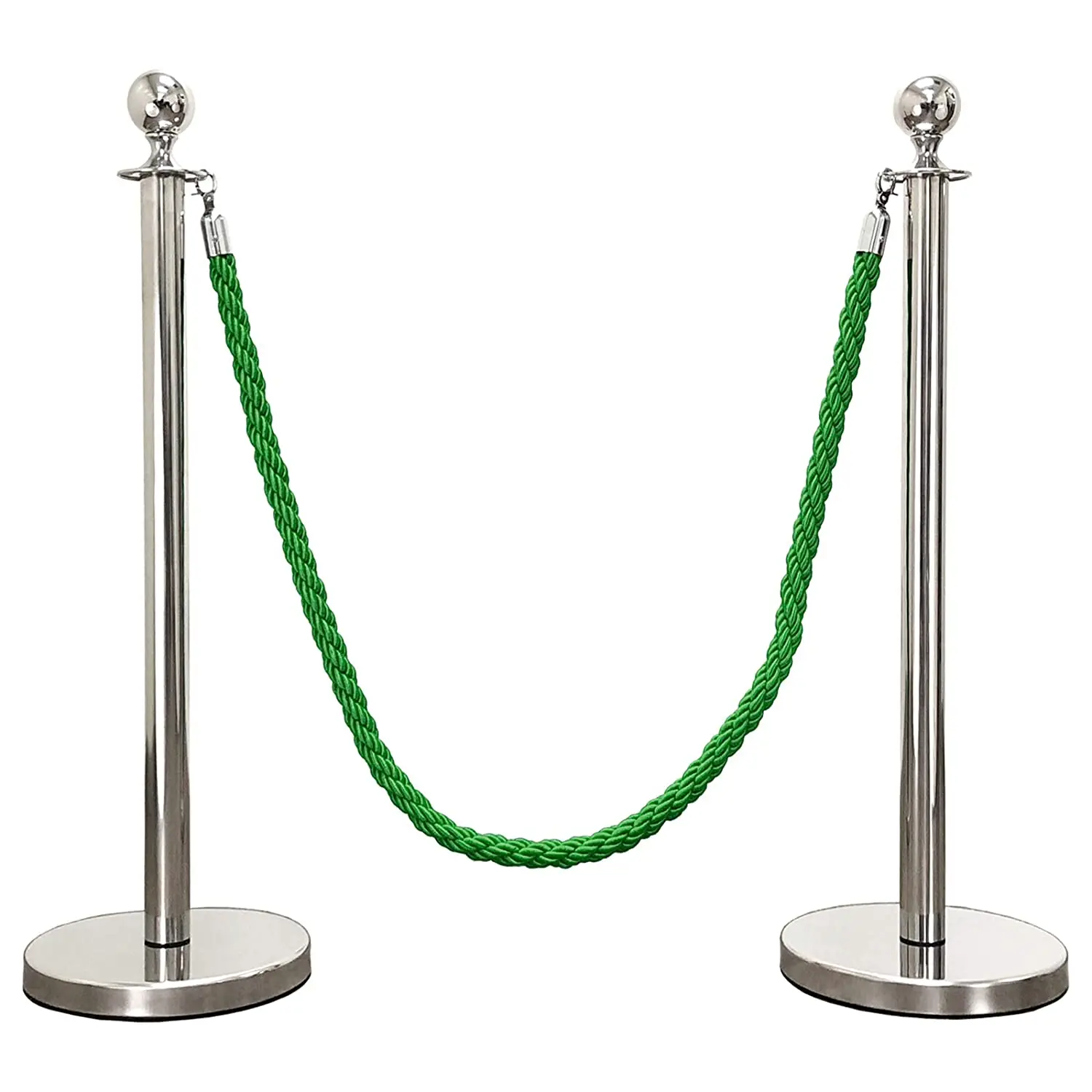Airport Grand Opening Red Carpet 1.5 Meter Red Wire Rope Queue Line Stanchion Safety Barrier For Crowd Control
