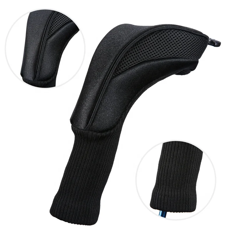 Wholesale Golf Accessories Soft Driver 1 3 5 Fairway Woods Headcovers Long Neck Mesh Head Covers Golf Wood Cover Set