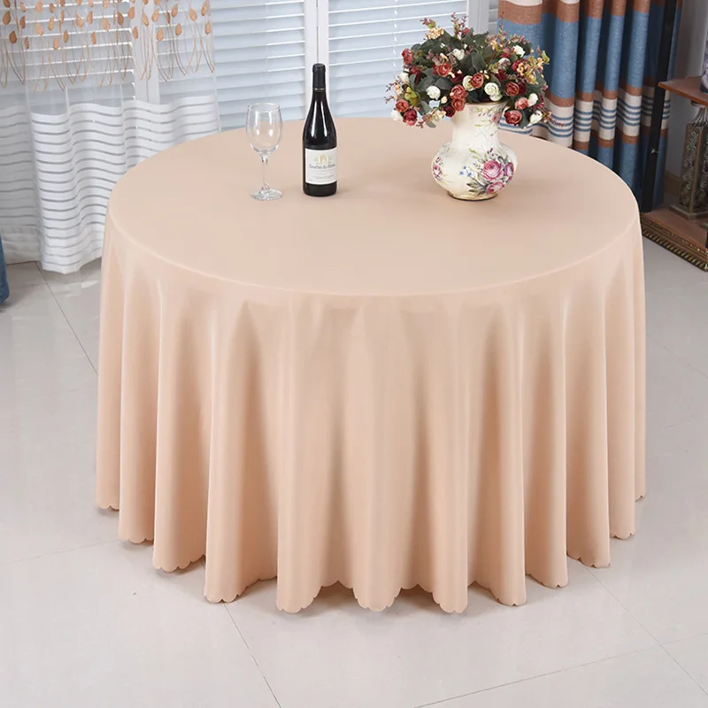 Cheap Price Banquet Party Custom Made Tablecloth Round Table Cloths