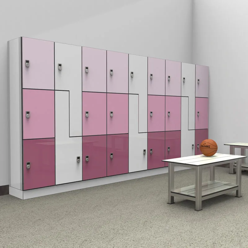 Wholesale Good Price HPL Waterproof Durable Lockers Cabinets With Customized Color