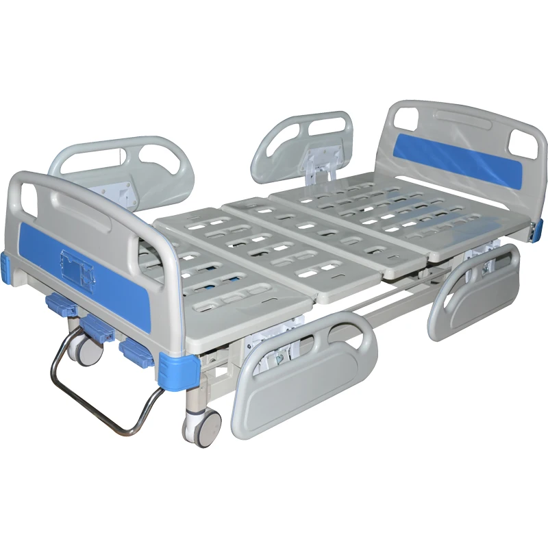 Best selling multi function medical home care 3 crank manual hospital bed