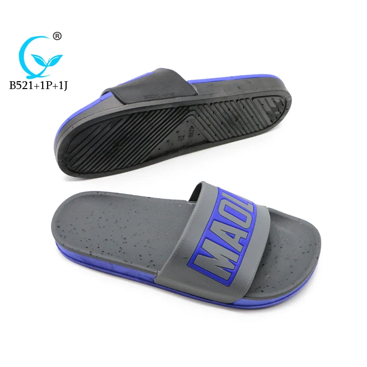 Footwear Sandal PVC,Custom Logo Slippers Men Plain Blank Slide Sandal,Slide slipper with white dotted