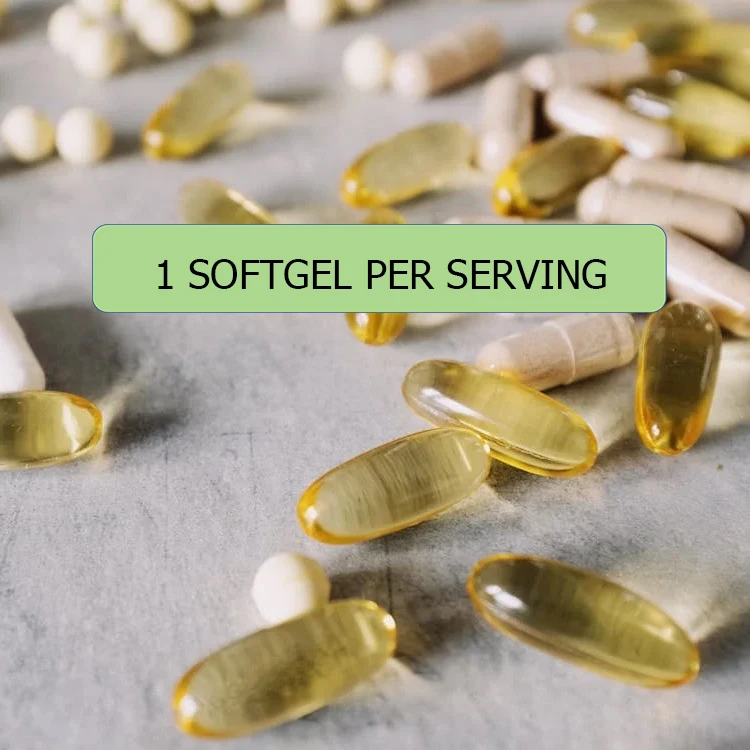 Factory Price Flaxseed Oil Supplement,containing 1000 mg Organic Flaxseed Oil,and 0.7 g Vitamin E,60 Softgels