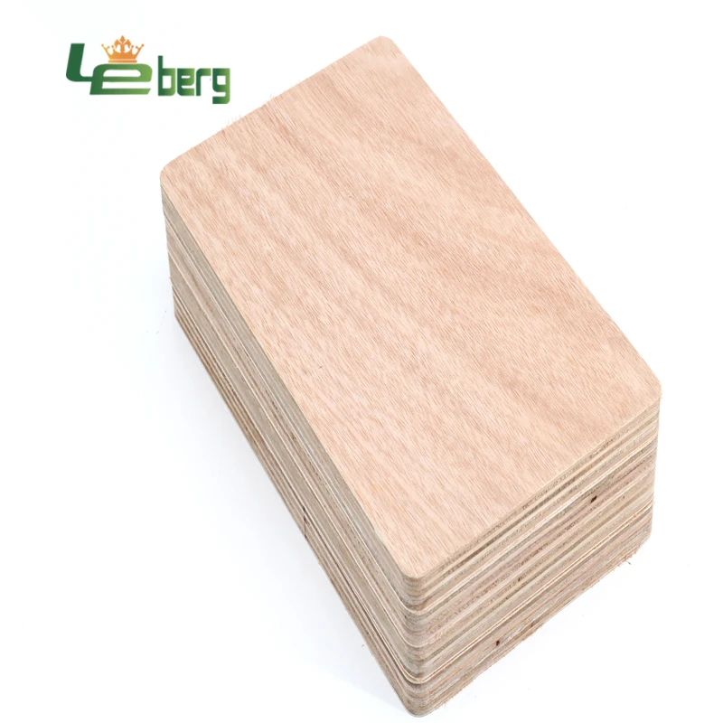 2.7mm 3mm 5mm 18mm Bintangor / Okoume/pine Wood Veneer Faced Plywood Commercial Plywood Surface Treatment