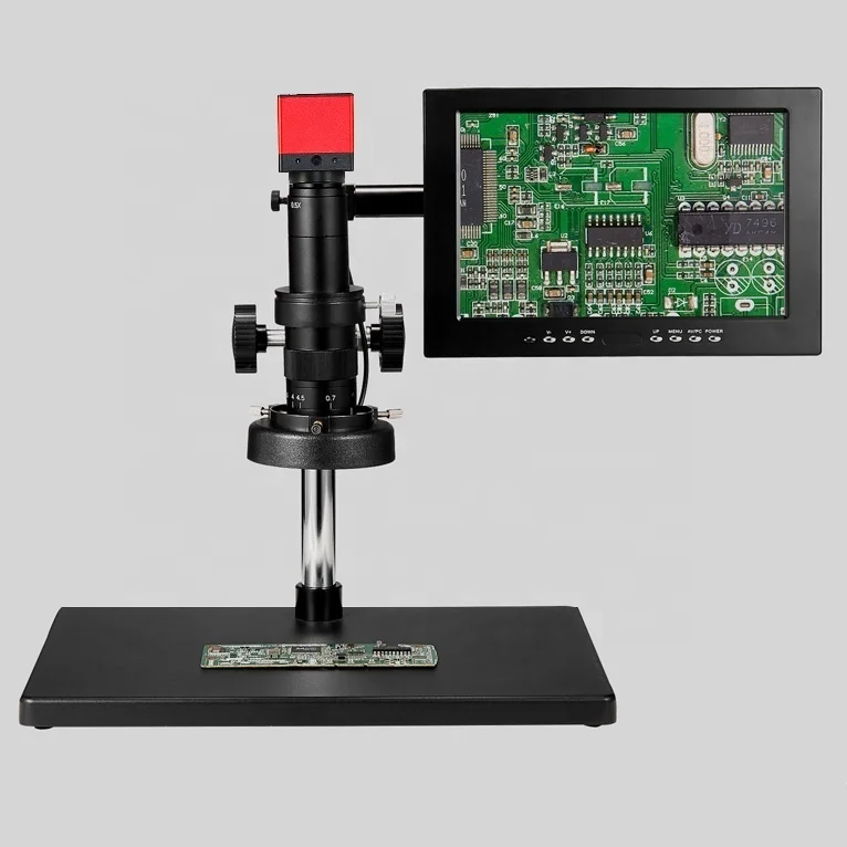Boshida HD1001A-A01 digital microscope with 12 inch LCD screen can save image for industrial inspection or PCB repairing
