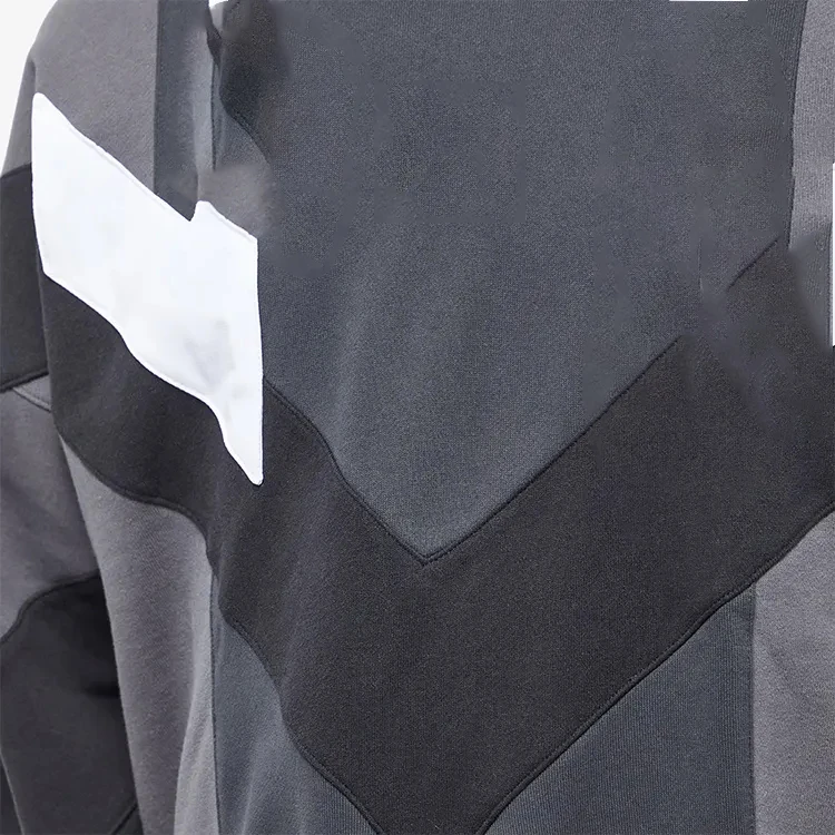 Top High Quality Custom Sweat Shirt Crew Sweat Carbon Grey Wash Color SweatShirt