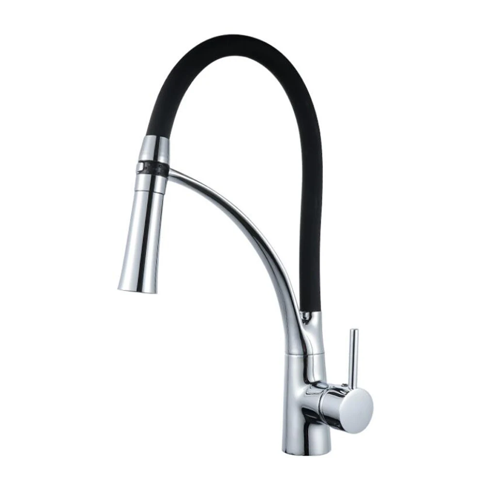 Brass material ceramic valve core taps mixer kitchen faucet pull out kitchen faucets with pull down sprayer