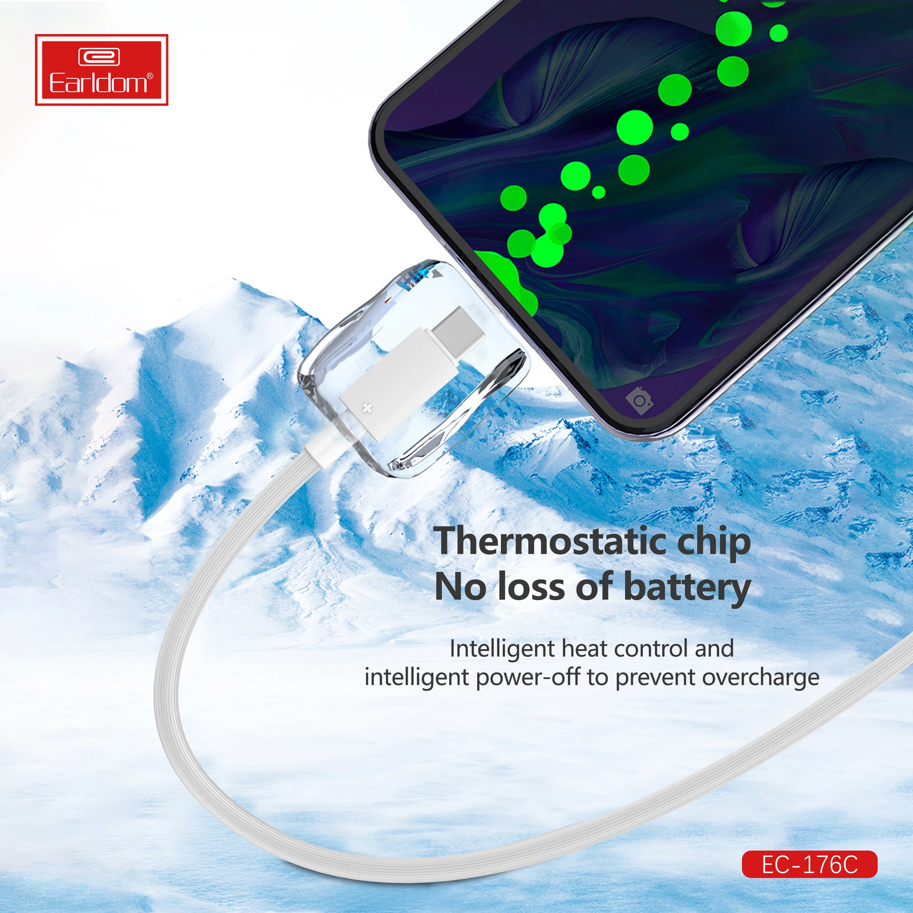 EARLDOM USB C Cable 3A Fast Charge, USB A to Type C Charger Cord Braided Compatible with Samsung