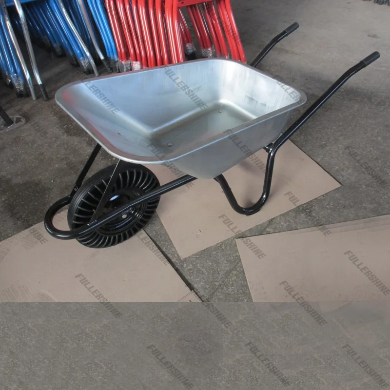 Czech Republic wheelbarrow WB6414T with solid rubber wheel 4.00-8