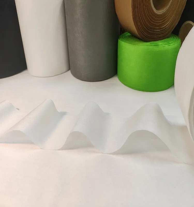 100% bamboo fiber non-woven fabric biodegradable spunlaced non-woven fabric for electronic products packaging bag raw materials