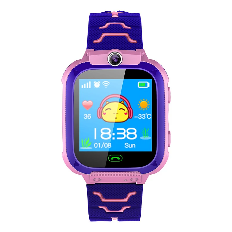 Colorful Remote Control Smart Watch with Sim Card Slot for Kids